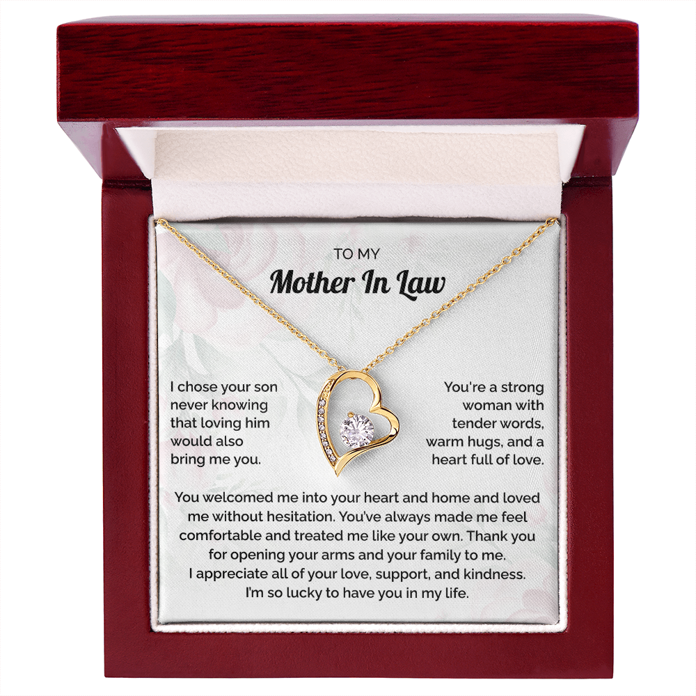 Mother in Law Gift - Lucky to have you in my love