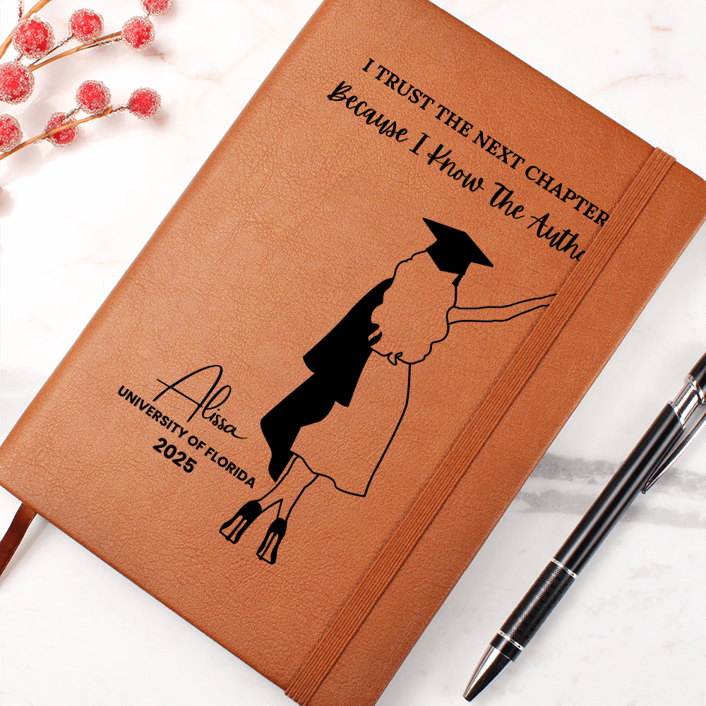 Personalized Graduation Gift - Leather Journal