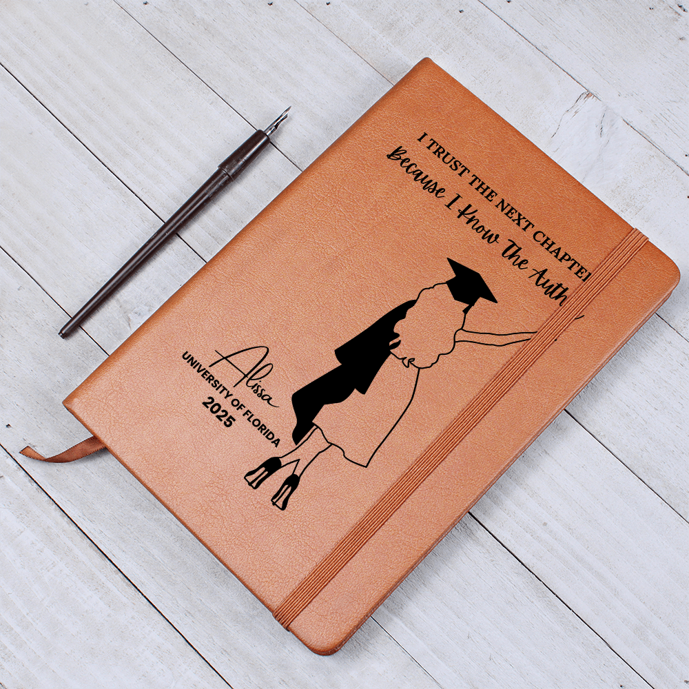 Personalized Graduation Gift - Leather Journal