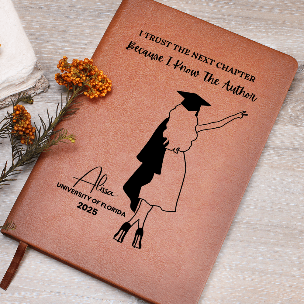 Personalized Graduation Gift - Leather Journal