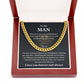 To My Man - You Are My King - Cuban Link Chain
