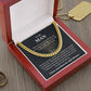 To My Man - You Are My King - Cuban Link Chain