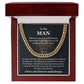 To My Man - You Are My King - Cuban Link Chain