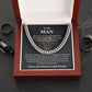 To My Man - You Are My King - Cuban Link Chain