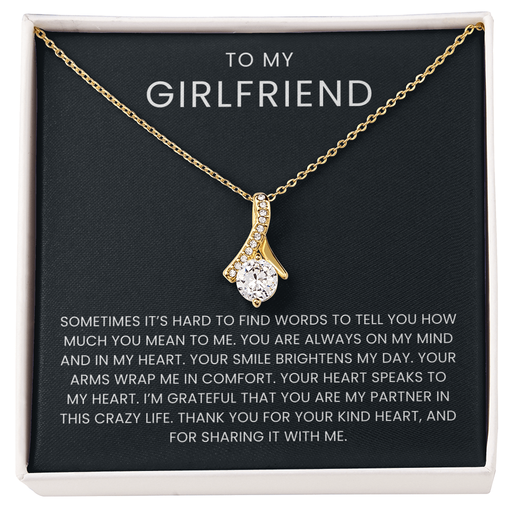To My Girlfriend Necklace - Perfect Gift for Girlfriend