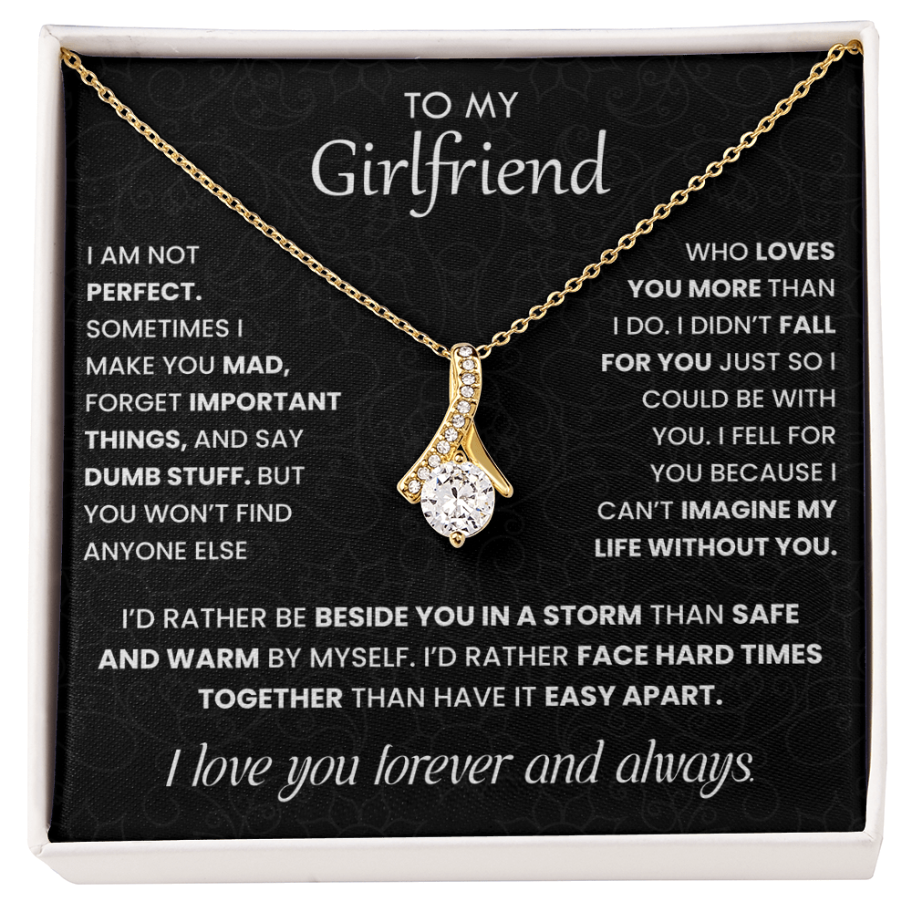 To My Girlfriend Necklace – Romantic Gift from Boyfriend
