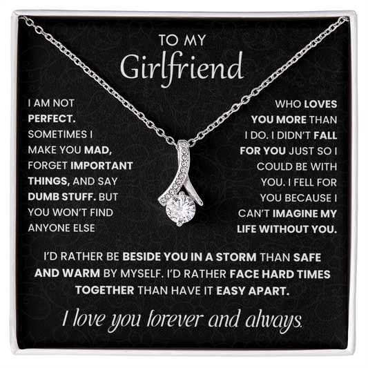 To My Girlfriend Necklace – Romantic Gift from Boyfriend