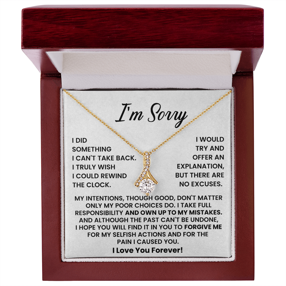 I am Sorry - Alluring Beauty Necklace