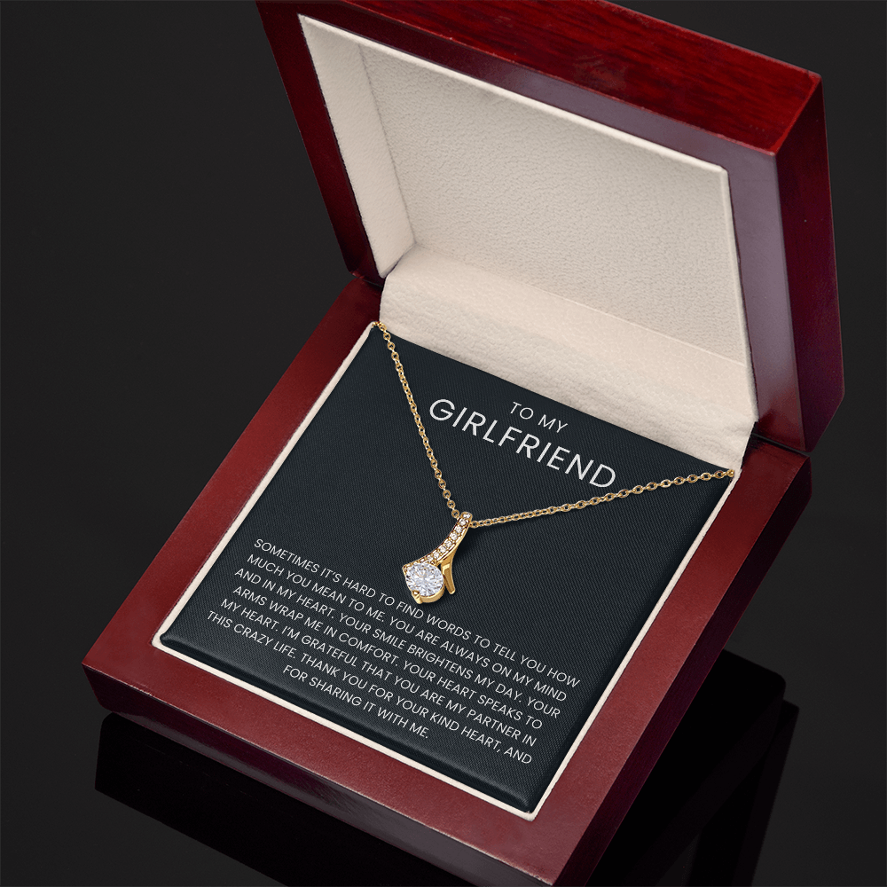 To My Girlfriend Necklace - Perfect Gift for Girlfriend
