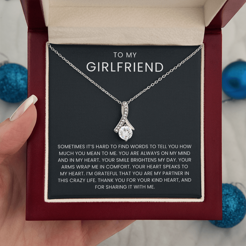 To My Girlfriend Necklace - Perfect Gift for Girlfriend