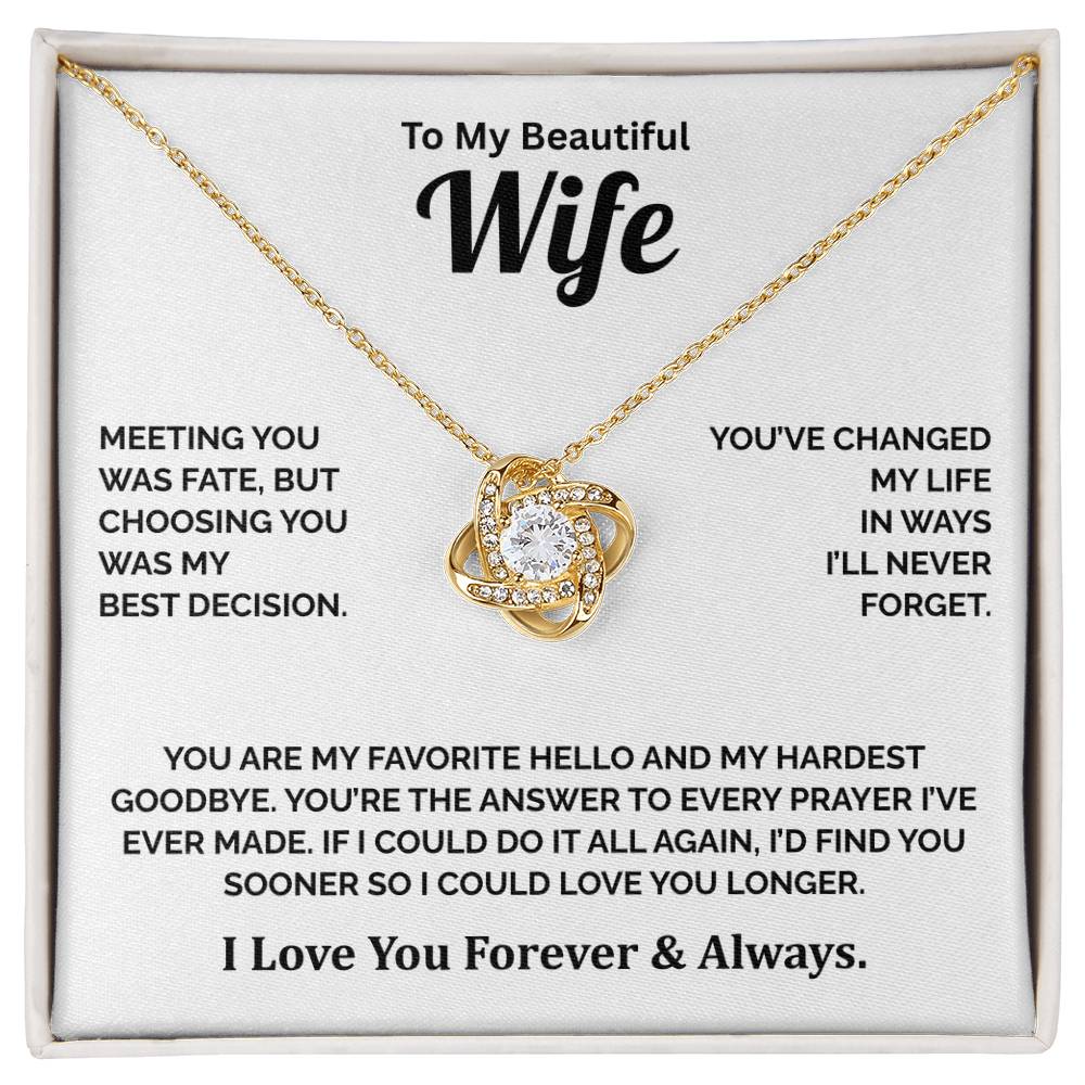 To My Wife - My Forever Choice