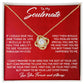 To My Soulmate, You Are Special To Me -Love Knot Necklace