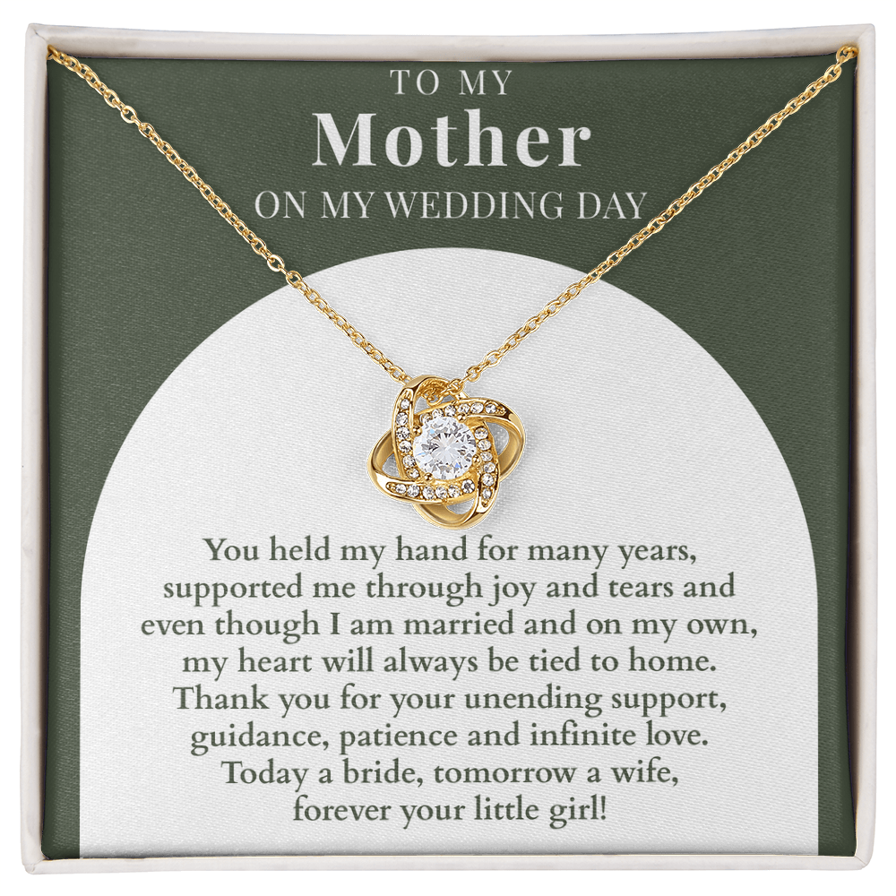 To My Mother On My Wedding Day