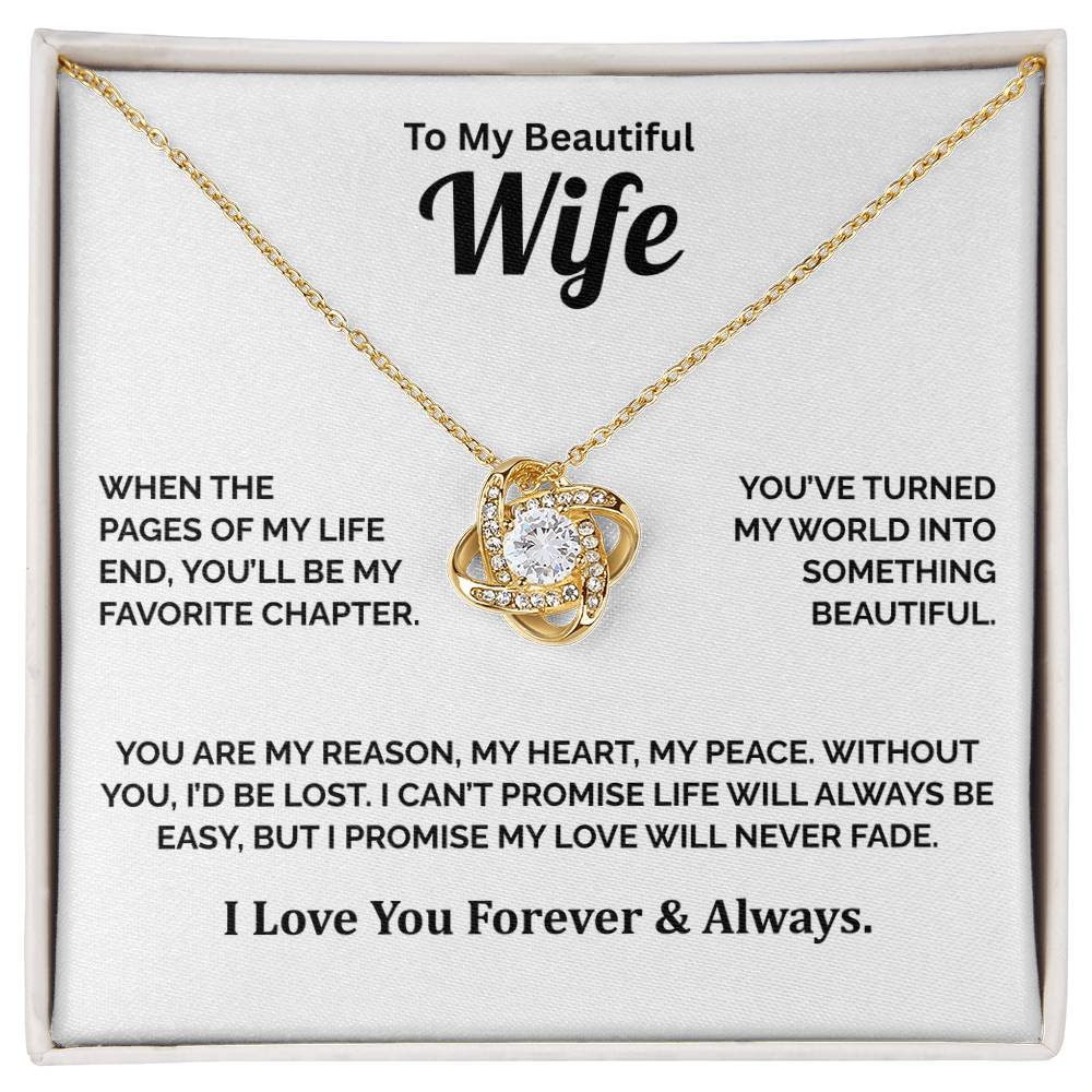 To My Wife - Here is My Lifetime Promise