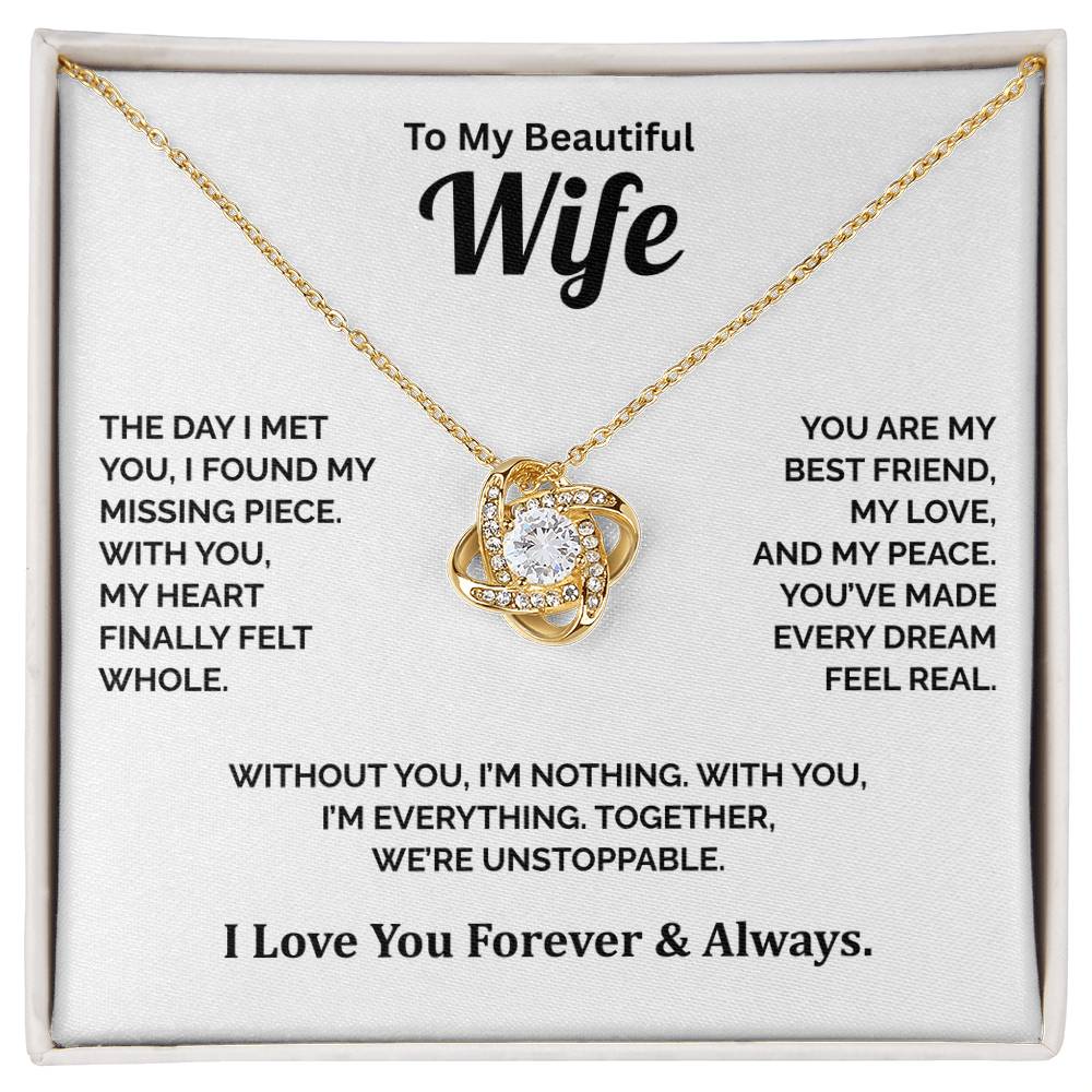 To My Wife - My Missing Piece