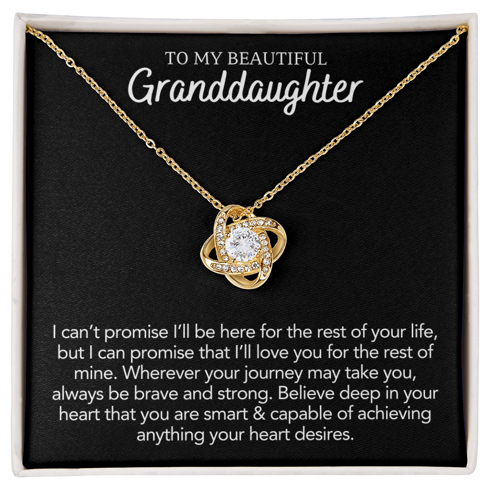 Granddaughter Gift - Love Knot Necklace