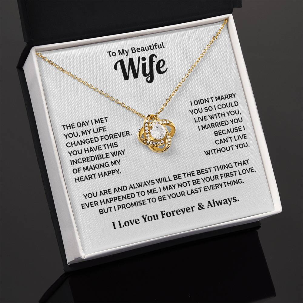 To My Wife - I Cant Live Without You