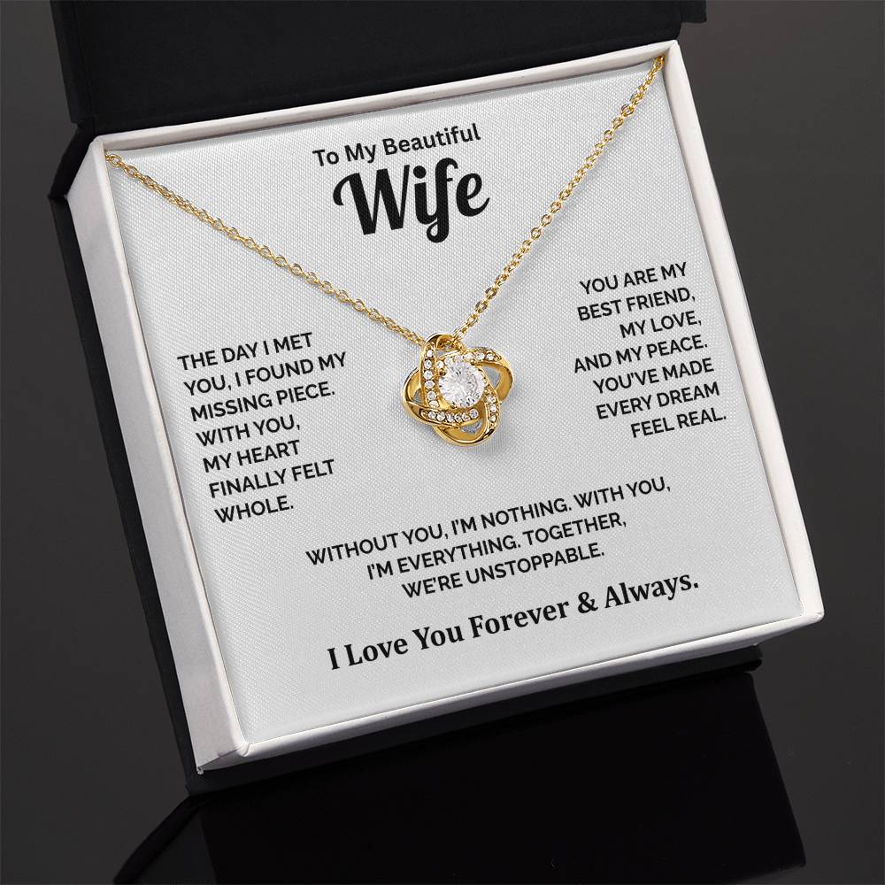 To My Wife - My Missing Piece