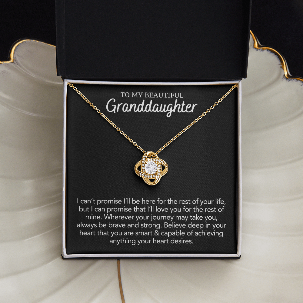 Granddaughter Gift - Love Knot Necklace