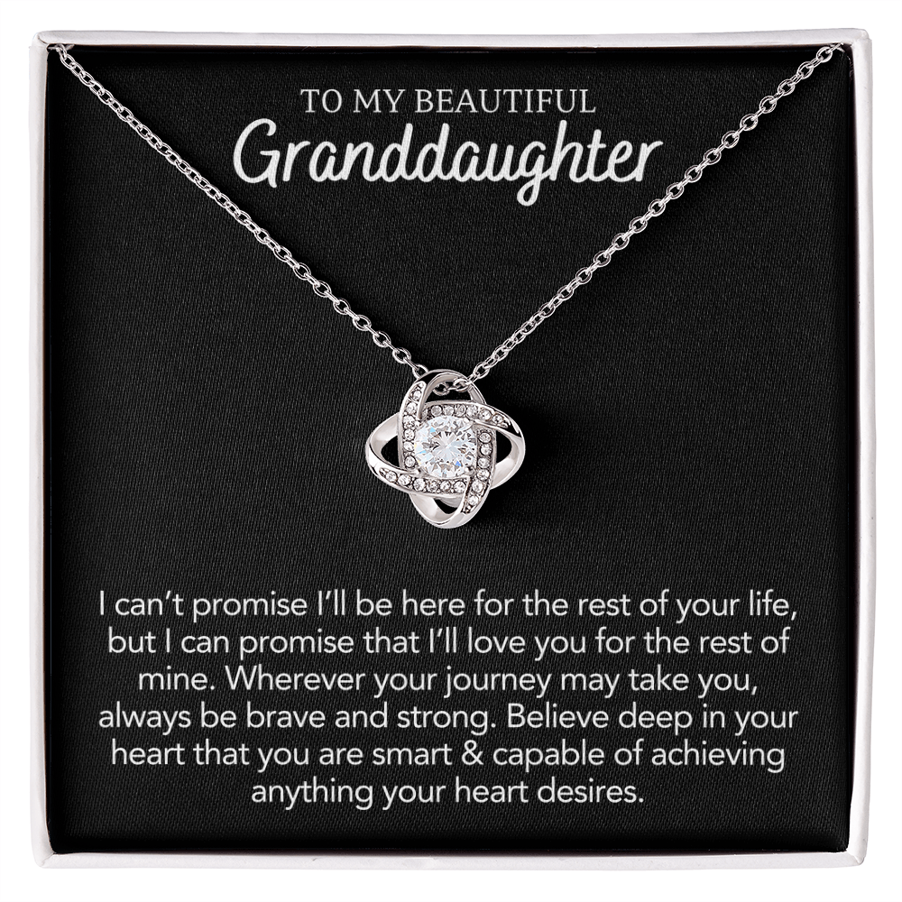 Granddaughter Gift - Love Knot Necklace