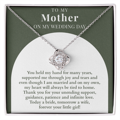 To My Mother On My Wedding Day