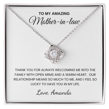 Mother-in-law Love Knot Necklace