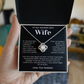 To My Smokin' Hot Wife Necklace