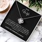 To My Wife - I Love You Forever Necklace
