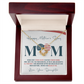 To My Mom Necklace - From Military Daughter