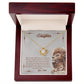 To My Beautiful Daughter, I Promise To Love You For The Rest Of My Life -Love Knot Necklace