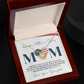 To My Mom Necklace - From Military Daughter