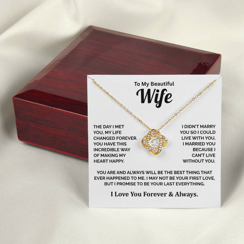 To My Wife - I Cant Live Without You