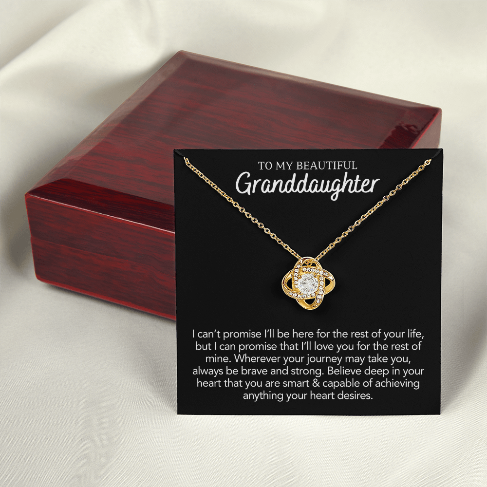 Granddaughter Gift - Love Knot Necklace