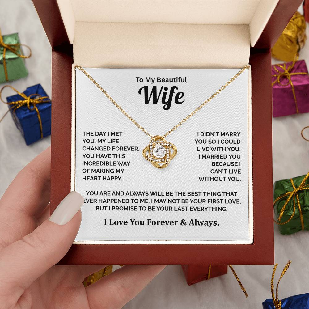 To My Wife - I Cant Live Without You