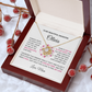 Personalized Gifts for Daughter from Mom with Love Knot Necklace