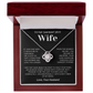 To My Smokin' Hot Wife Necklace