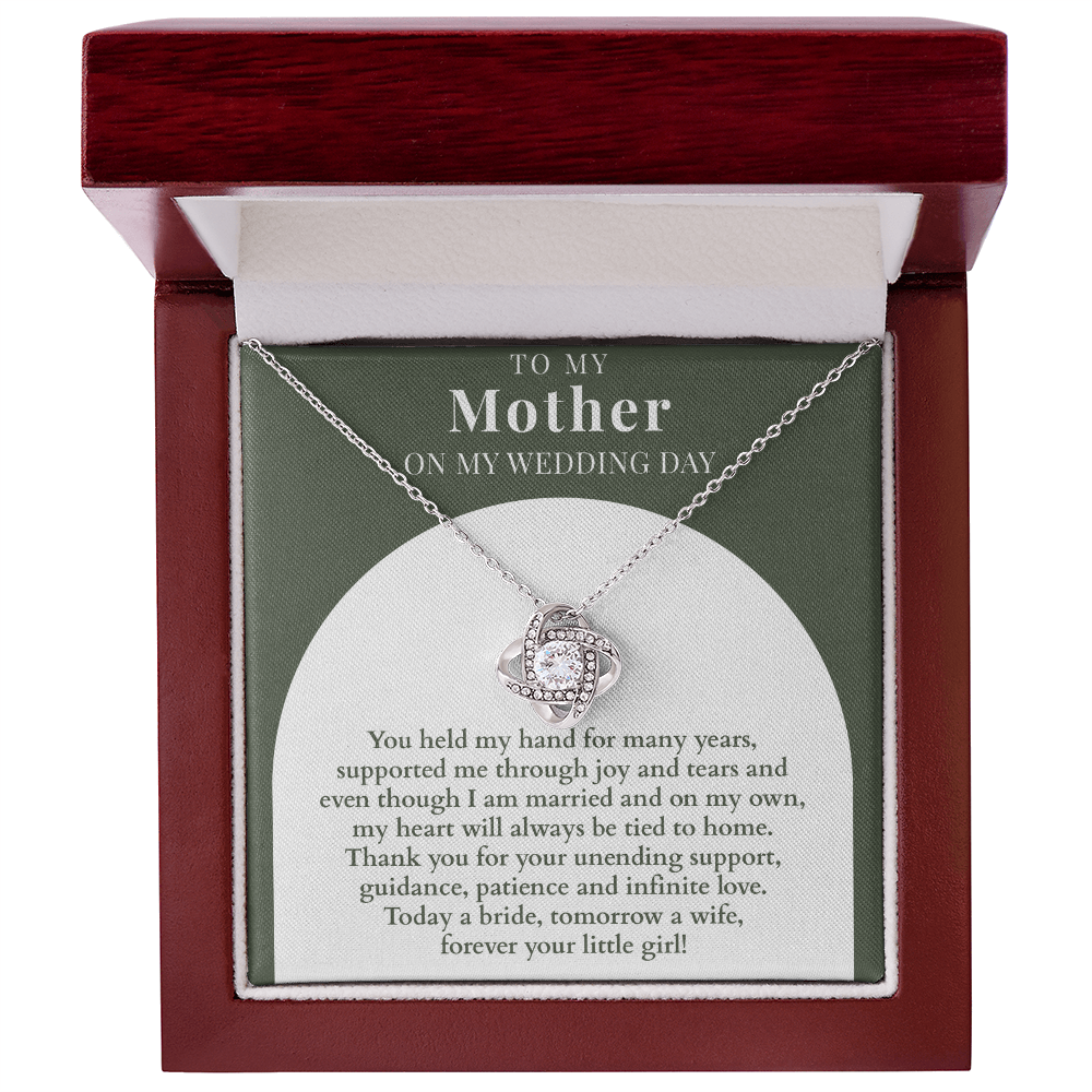 To My Mother On My Wedding Day