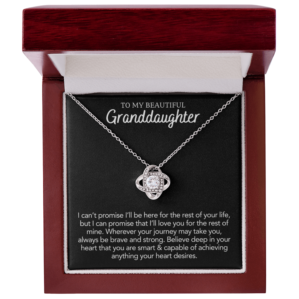 Granddaughter Gift - Love Knot Necklace