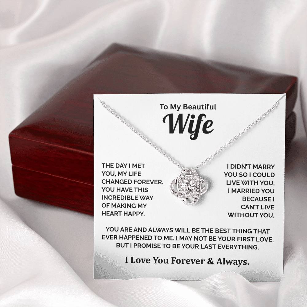 To My Wife - I Cant Live Without You