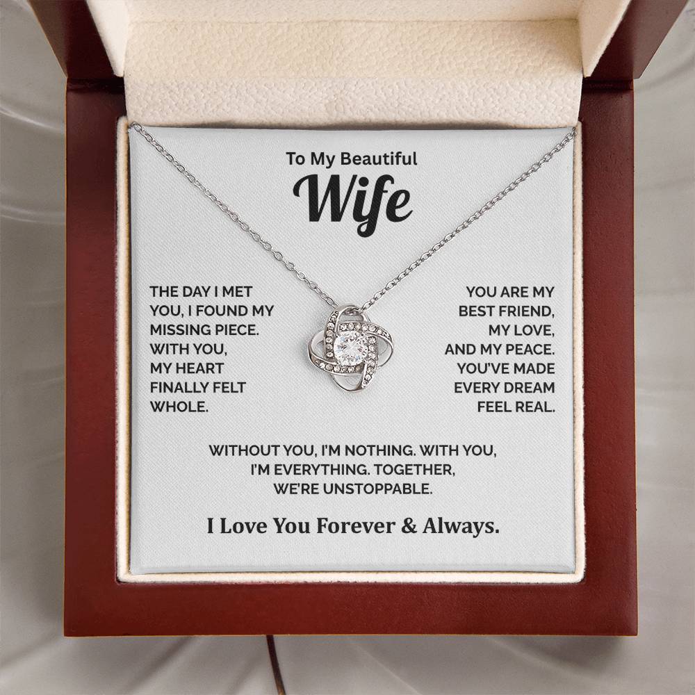 To My Wife - My Missing Piece