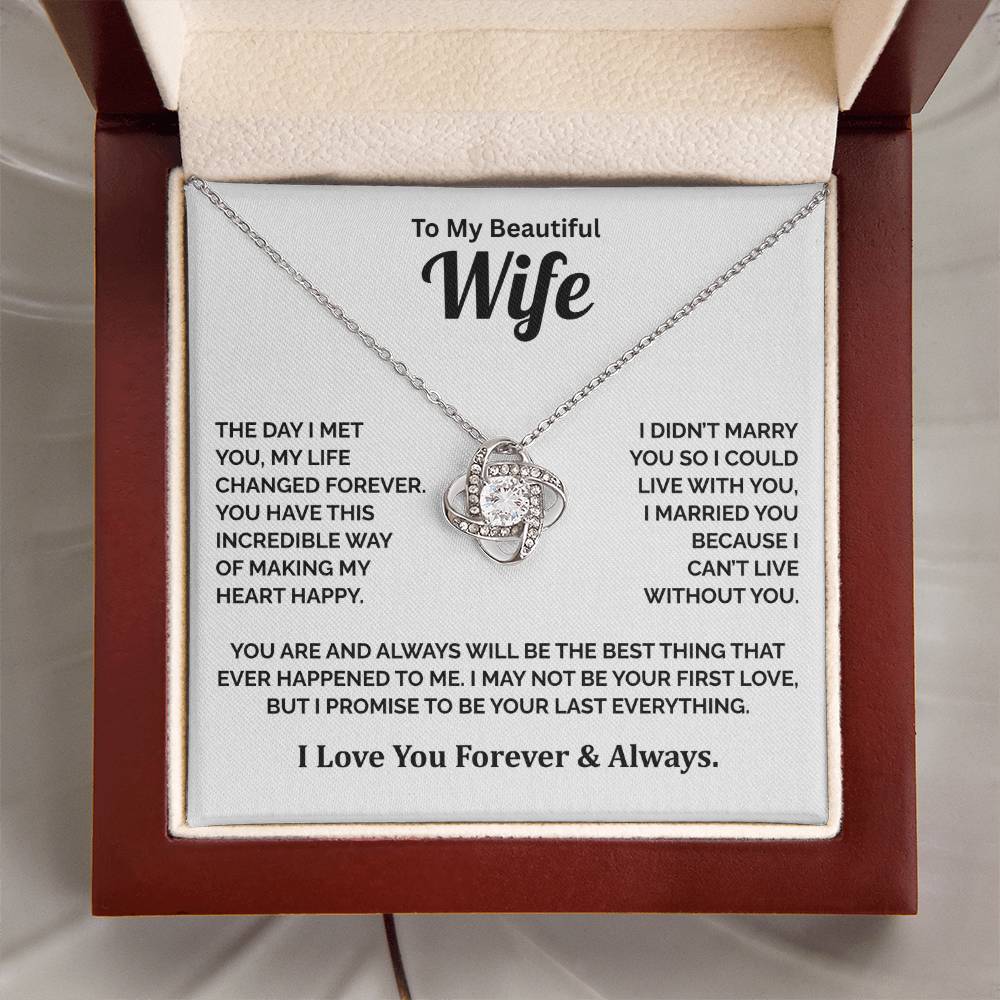 To My Wife - I Cant Live Without You