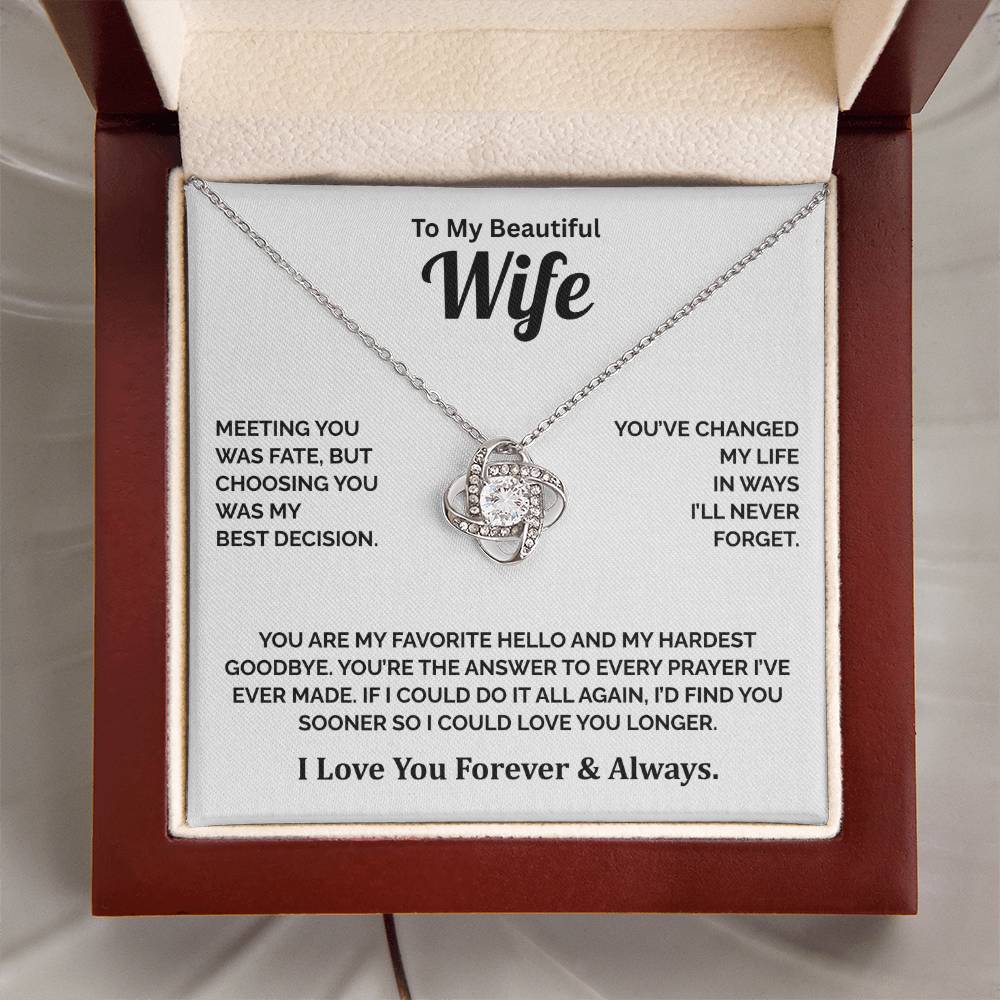 To My Wife - My Forever Choice