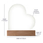 Mom - You Mean the World To Us - Acrylic Heart Plaque