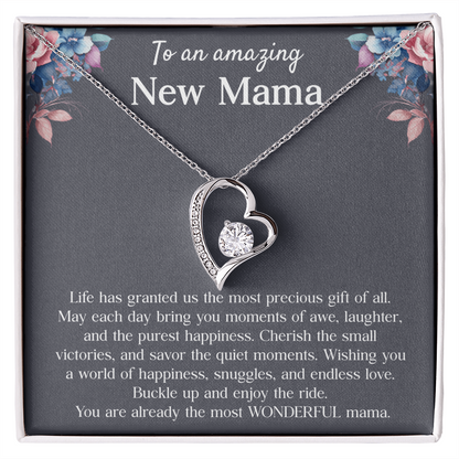 To an Amazing New Mama - Forever Love Necklace