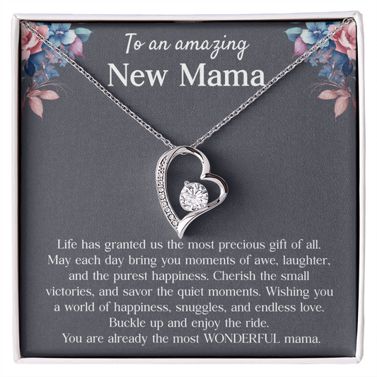 To an Amazing New Mama - Forever Love Necklace