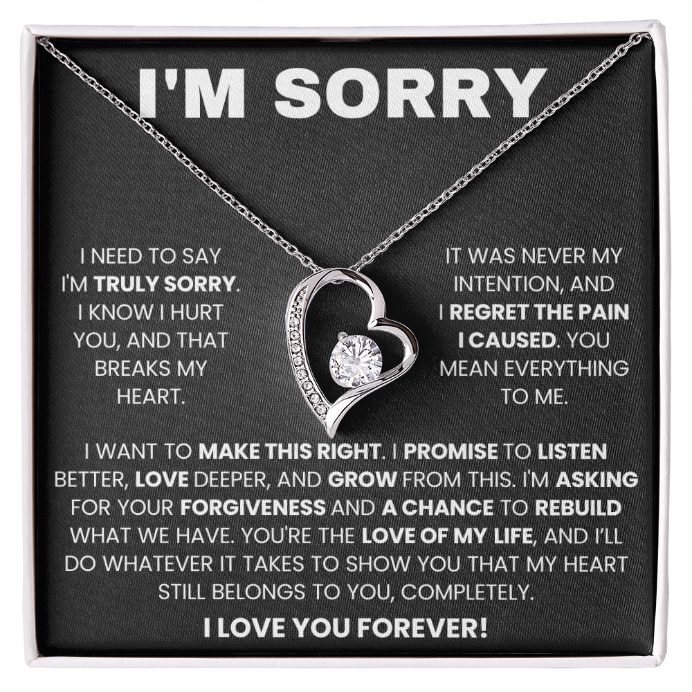 Apology Gift For Her - I am Truly Sorry