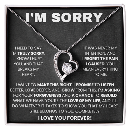 Apology Gift For Her - I am Truly Sorry