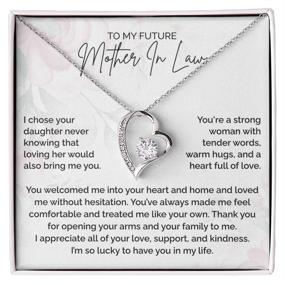 Future Mother in Law Gift - Forever Love Necklace