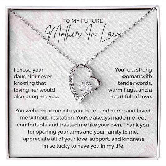 Future Mother in Law Gift - Forever Love Necklace