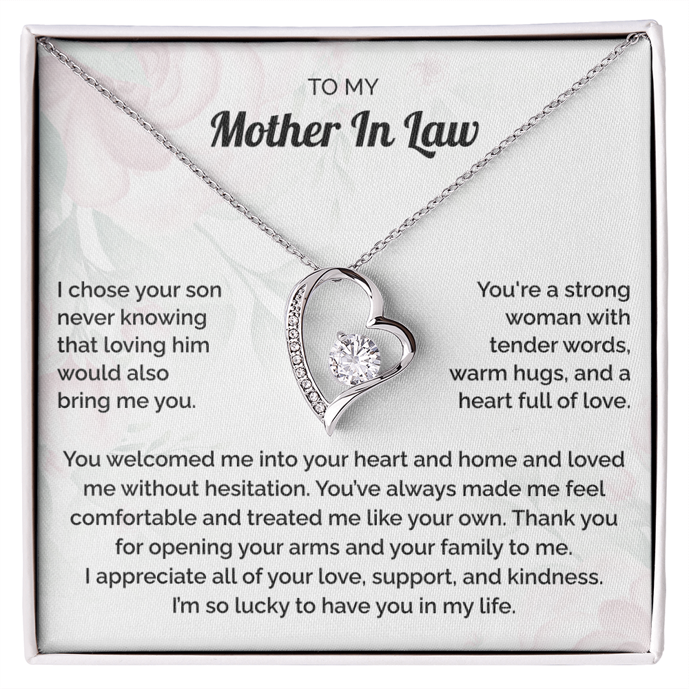 Mother in Law Gift - Lucky to have you in my love